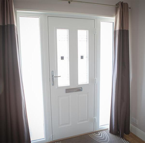 White Composite Doors Hull